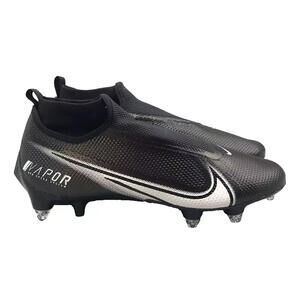 Nike Vapor Edge Pro 360 Black Detachable Football Cleats Mens CZ5574-001 Sz 14.5